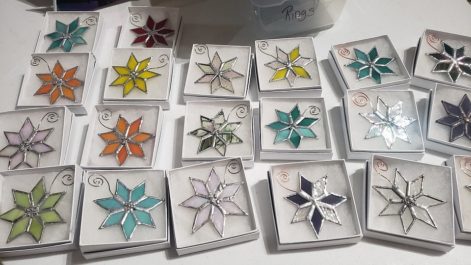 Cherokee Star has 7 points. Do you know why? Come learn about the Cherokee star while making a stained glass one.